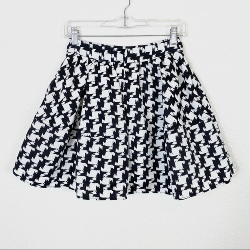Express Houndstooth Skirt